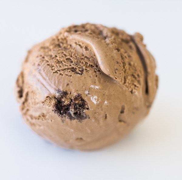 Love Creamery Duluth Salted Chocolate Brownie Ice Cream Scoop