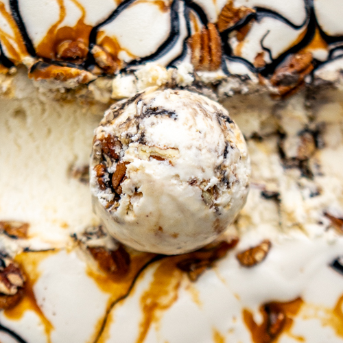 Turtle Sundae Ice cream from Love Creamery