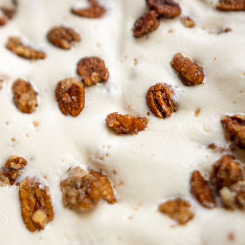 Whiskey Pecan ice cream from Love Creamery in Duluth MN and Superior WI