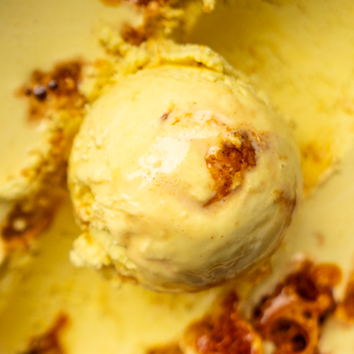 Turmeric Honeycomb Ice Cream from Love Creamery Duluth MN Superior WI