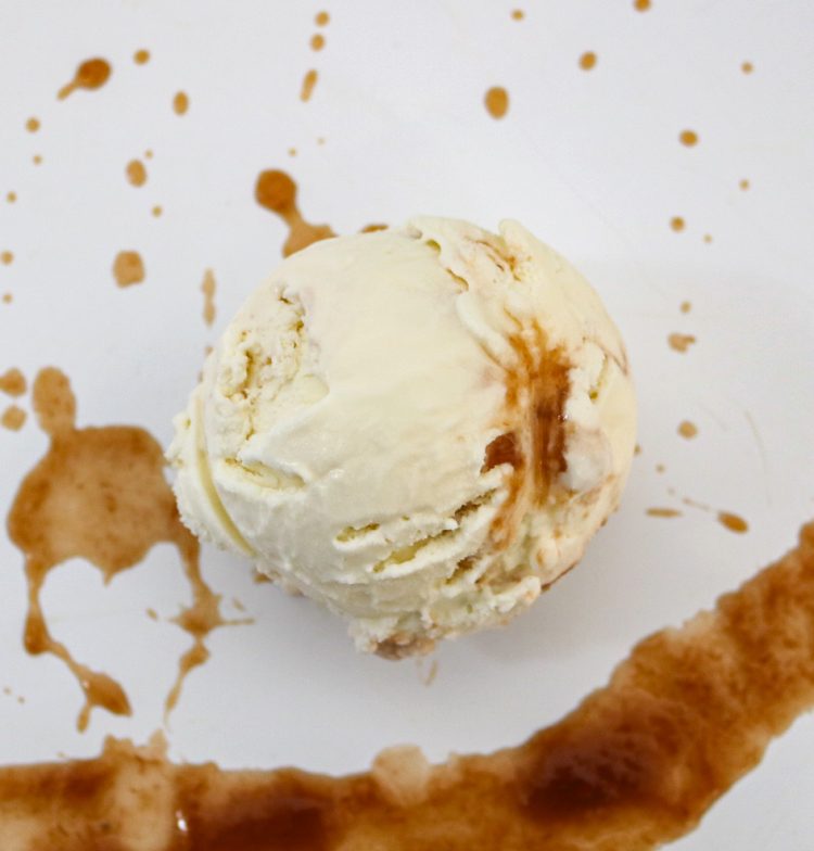 Love Creamery Goat Cheese Rhubarb Ice Cream