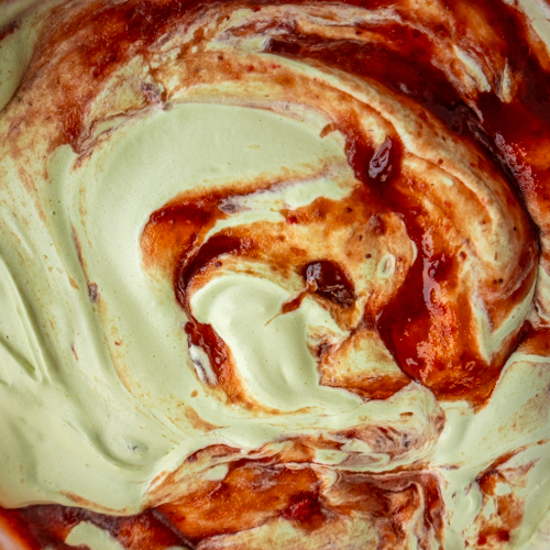Strawberry Basil ice cream from Love Creamery in Duluth MN Superior WI