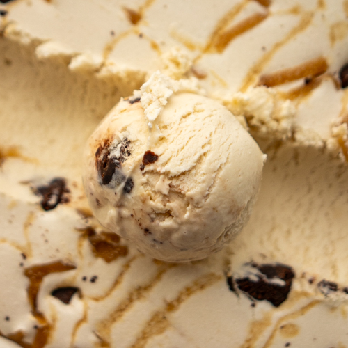 Butterscotch Brownie ice cream from love creamery in Duluth MN Superior Wi