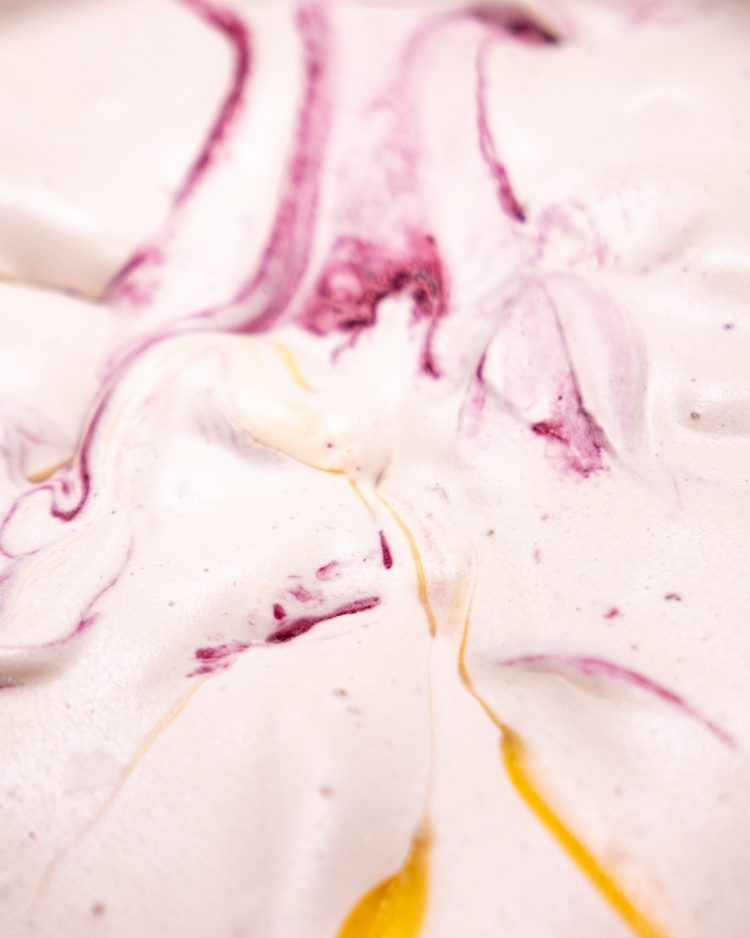 Lemon Blueberry ice cream from Love Creamery