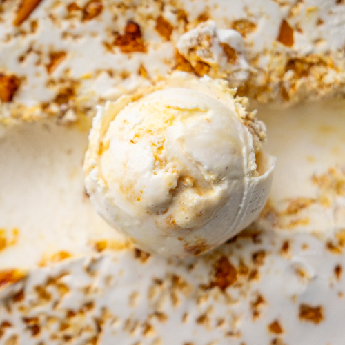 Spicy Honey Crunch ice cream Love Creamery Duluth MN Superior WI Ice Cream