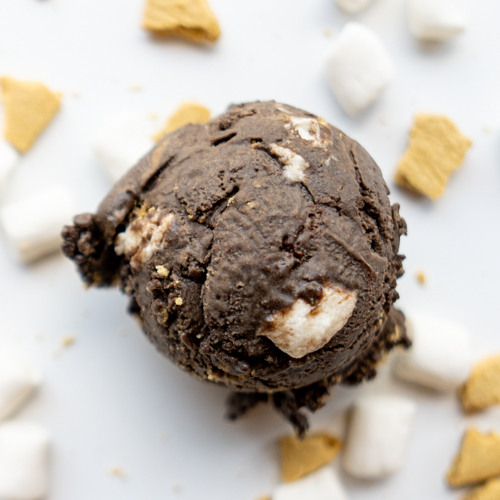 Vegan S'mores ice cream from Love Creamery