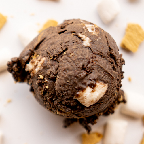 Vegan S'mores ice cream from Love Creamery