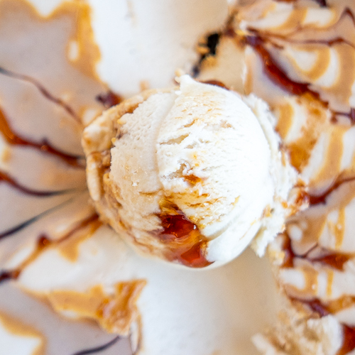 Vegan Macadamia PBJ ice cream from Love Creamery Duluth MN Superior WI