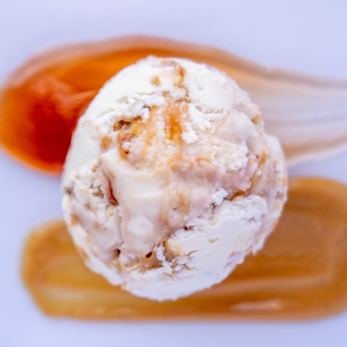 Vegan Macadamia Peanut Butter and Jelly ice cream from Love Creamery