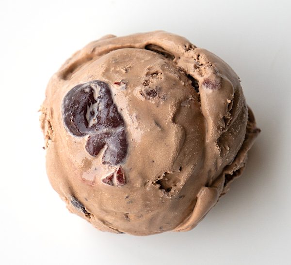 chcolate with cherries and chips