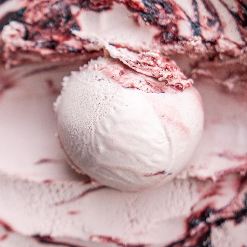 Vegan Honeyberry ice cream from Love Creamery Duluth MN Superior WI