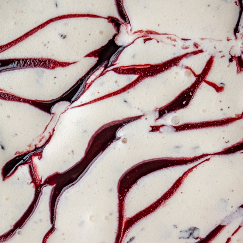 Chokecherry Chip ice cream from Love Creamery Duluth MN Superior WI