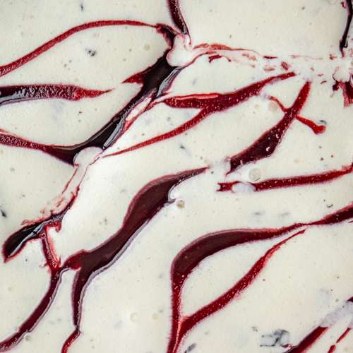 Chokecherry Chip ice cream from Love Creamery Duluth MN Superior WI
