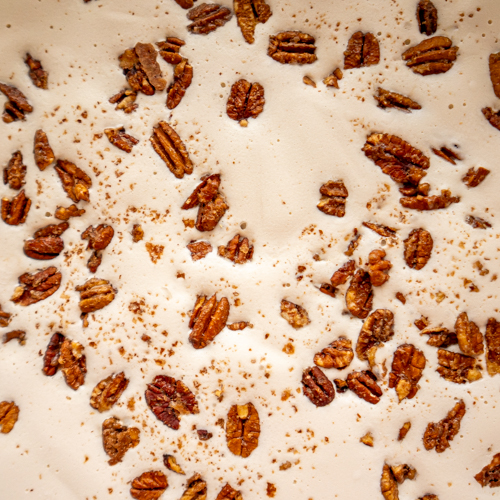 Salted Maple Candied Pecan ice cream from Love Creamery Duluth MN Superior WI Ice Cream