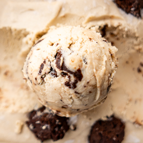 Vegan Cashew Brownie ice cream from Love Creamery Duluth MN Superior WI
