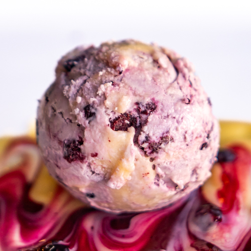 Blueberry Lemon Curd ice cream from Love Creamery