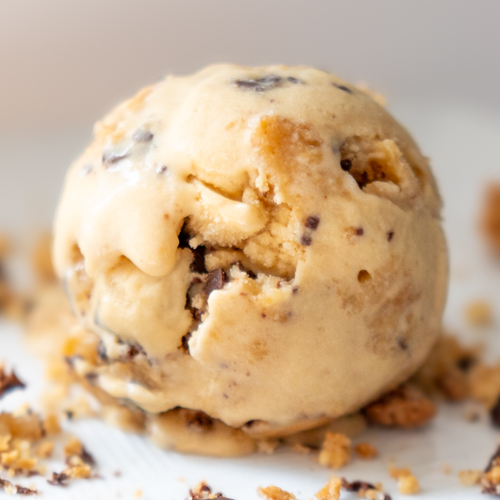 Vegan Salted Caramel Crack Cookie ice cream from Love Creamery