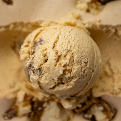 Pumpkin Spice Cheesecake ice cream from Love Creamery Duluth MN Superior Wi