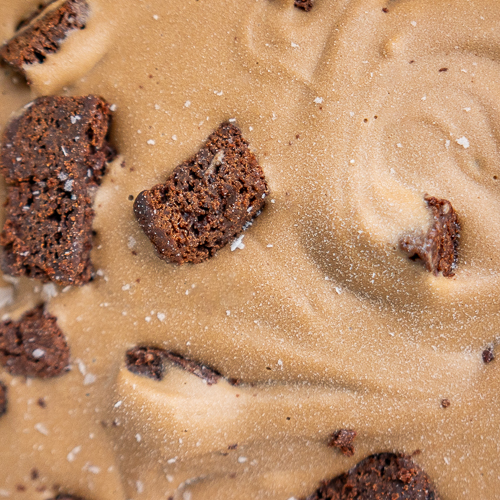Vegan Chocolate Hazelnut Brownie ice cream from Love Creamery Duluth MN Superior WI