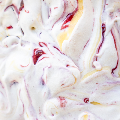 Lemon Raspberry ice cream from Love Creamery