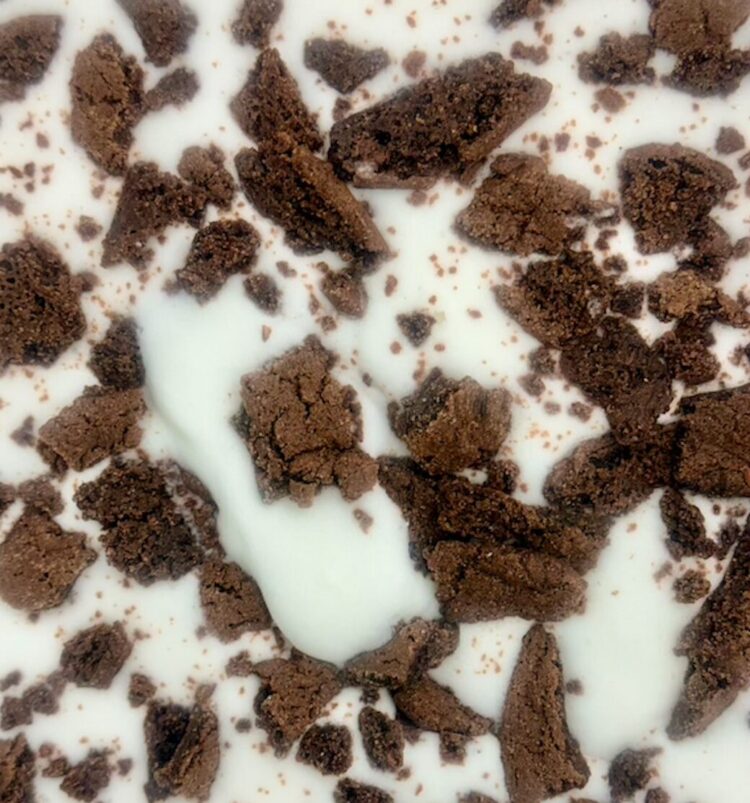 Vegan peppermint cookie