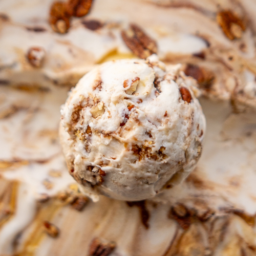 vegan turtle sundae ice cream from love creamery duluth mn superior wi