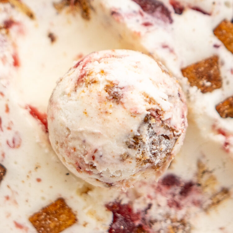 Lingonberry Lefse Crisp ice cream Love Creamery Duluth MN Superior WI Ice Cream