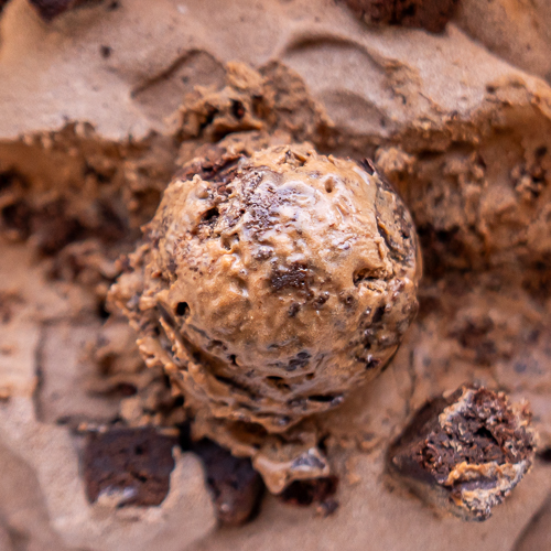Vegan Salted Chocolate Brownie from Love Creamery Duluth MN Superior WI Ice Cream