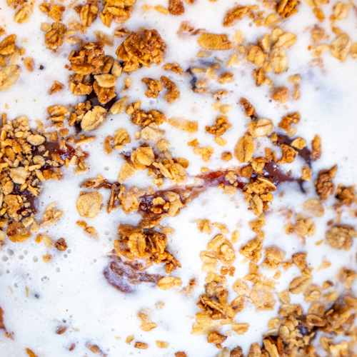 Vegan Strawberry Crisp from Love Creamery Duluth MN Superior WI Ice Cream