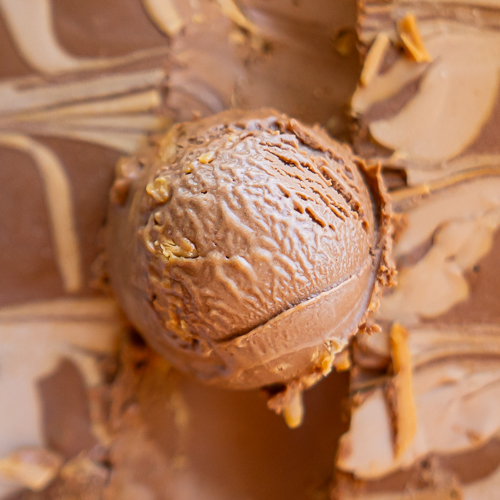 Vegan Salted Chocolate PB Swirl from Love Creamery Duluth MN Superior WI Ice Cream