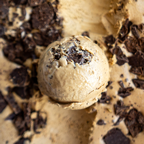 Coffee Bean Crunch ice cream from Love Creamery Duluth MN Superior WI