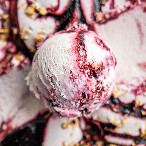 Honeyberry Crisp ice cream from Love Creamery Duluth MN Superior WI