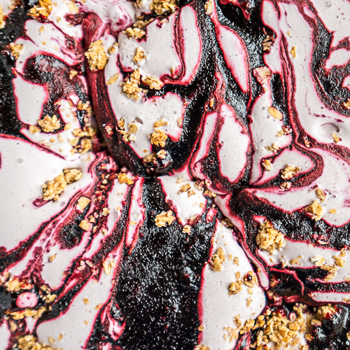 Honeyberry Crisp ice cream from Love Creamery Duluth MN Superior WI